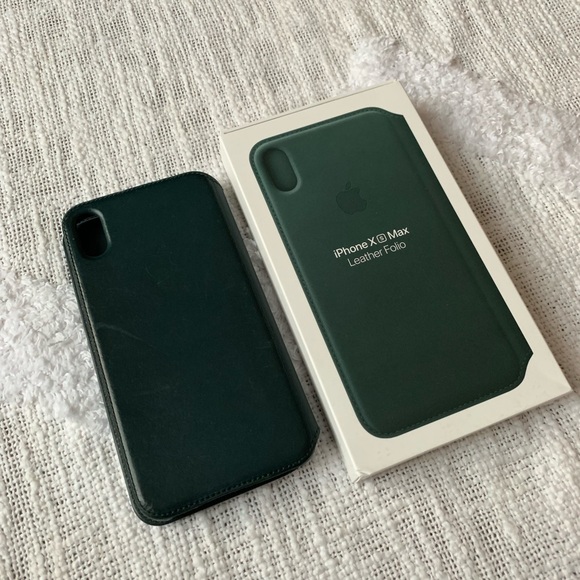 Apple Accessories Iphone Xs Max Leather Folio Case Poshmark